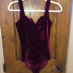 Velvet bodysuit